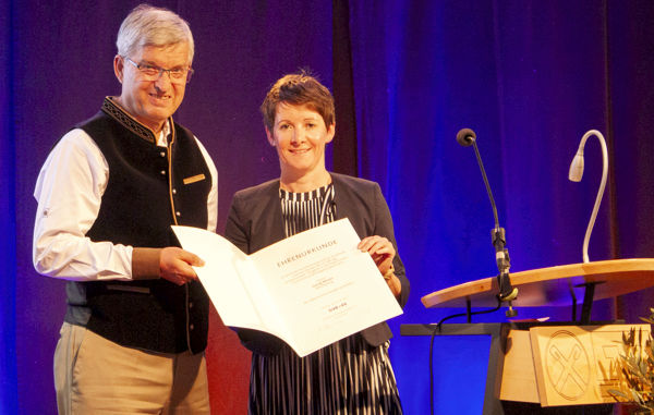 Aufsichtsratsmitglied Georg Winter und Barbara Schlickenrieder (GVB) Aufsichtsratsmitglied Georg Winter und Barbara Schlickenrieder (GVB)